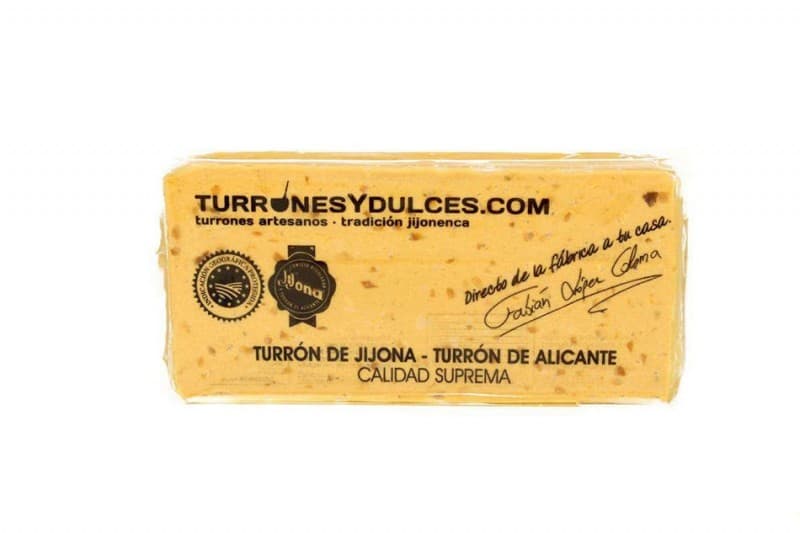 Turrón Jijona Artesano con 70% almendra marcona nacional